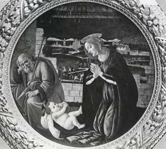 Anonimo — Botticelli, Sandro. The Adoration of the Child — insieme